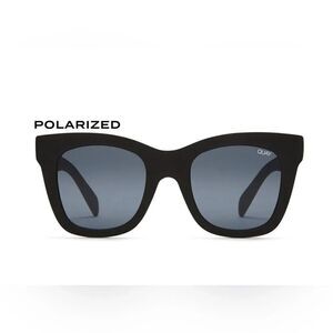 Quay  AFTER HOURS Sunglasses Matte Black/Smoke Polarized 125
